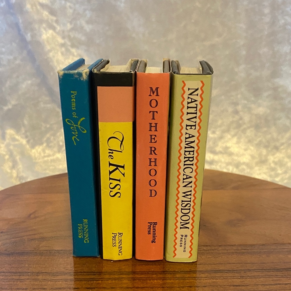 Mini Book Set - Colorful Decorative Classics (Blue, Yellow, Coral, Cream) - Picture 5 of 5